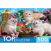 Пазлы Невские маскарадные котята TOPpuzzle 500 элементов Рыжий кот ХТП500-5725 1